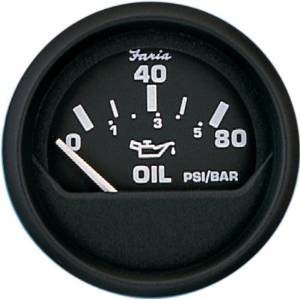 euro black oil pressure gauge 