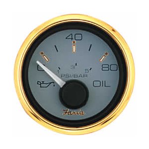 signature gold oil pressure gauge