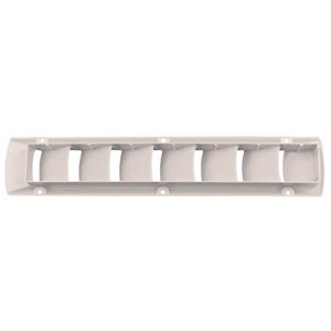 louvered vent off white 