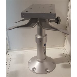 15" to 20" power rise pedestal with slider