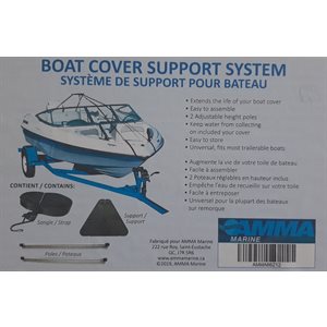 BOAT COVER SUPPORT SYSTEM