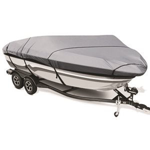 Amma BLUE boat cover for 14 to 16' X 75'' v-hull fishing boat