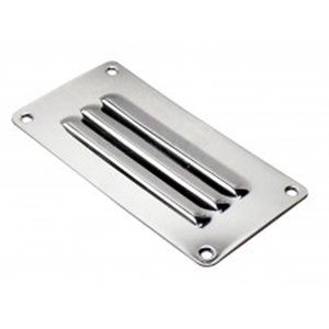 STAINLESS STEEL LOUVERED VENT - 5'' x 2.5"