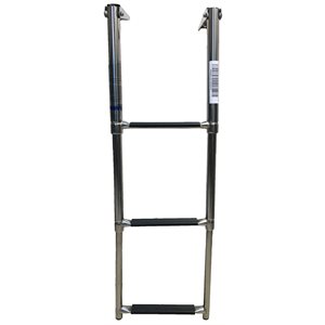 stainless steel 3 step telescopic ladder