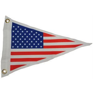 USA FLAG PENNANT - 12" x 19.5" x 19.5''