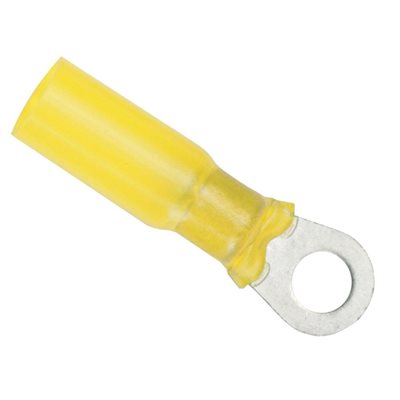 12-10 awg #8 heat shrink ring terminals