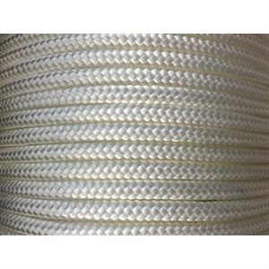 double braided nylon rope 3 / 16" white 