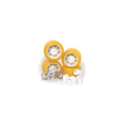 amber 5-inch pvc ribbed wobble roller kit