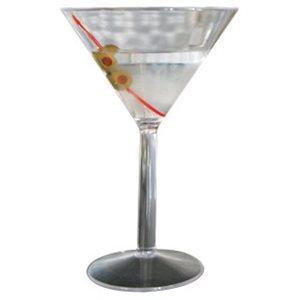polycarbonate martini glass