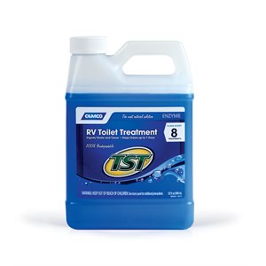 tst blue enzyme toilet treatment 32 oz., bilingual
