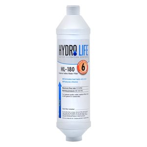 HYDRO LIFE™ IN-LINE WATER FILTER