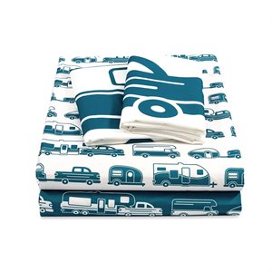 Life is Better at the Campsite RV Bed Sheet Set
