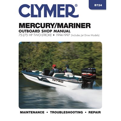service manual mercury / mariner 75-275 hp ob 94-97