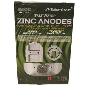 mercury / mercrusier zinc anode kit