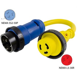 50A Pigtail Adapter Cord 
