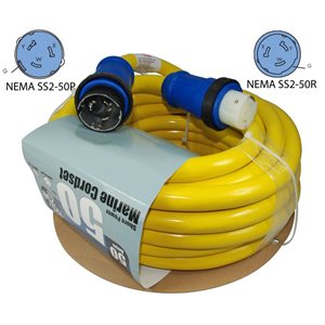 Molded Extension Cord 50' 50a