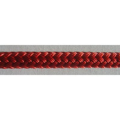 double braided polyster rope 3 / 16" red 