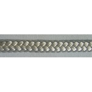 double braided polyster rope 1 / 4" white