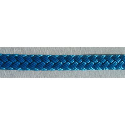 double braided polyster rope 1 / 4" blue