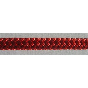 double braided polyster rope 3 / 8" red 