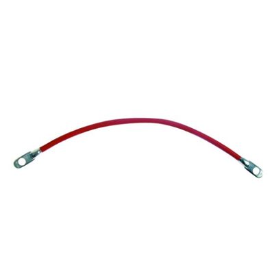 BATTERY CABLE#4 GA 24" RED