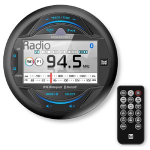 Gauge Hole Media Receiver with 3" LCD