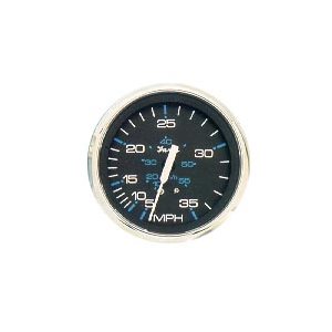 chesapeake ss black style speedometer gauge 0-60 mph
