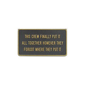 PLAQUE "PUT IT ALL TOGETHER"