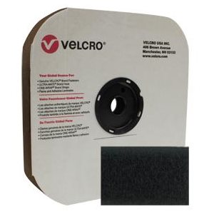 2” velcro® black pressure sensitive loop