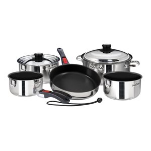 MAGMA STAINLESS STEEL COOKWARE SET / 10 PCS