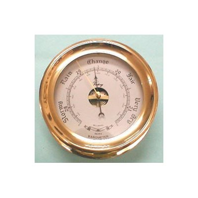 classic barometer 4'' polish brass