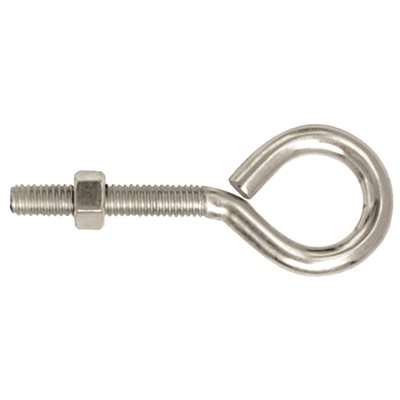 3 / 16 x 2'' SS EYE BOLTS WITH NUT
