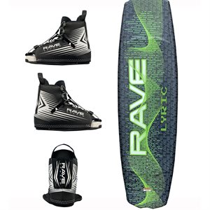 LYRIC GREEN WAKEBOARD & RAVE BOOTS