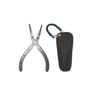  aluminum 6-1 / 2" fishing pliers with cutter, includes holster