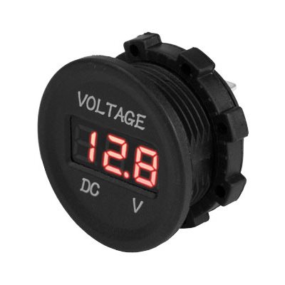 small round digital voltmter 6-30v