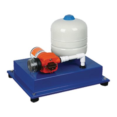 12V water system with accumulator tank