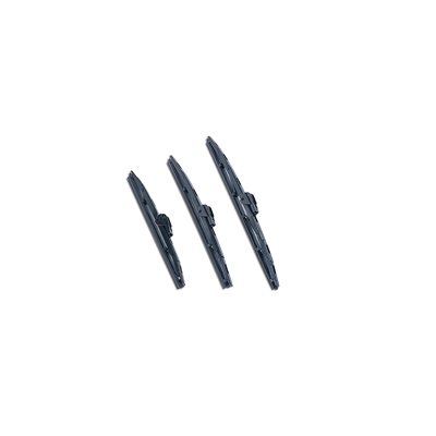 curved black plastic wiper 12''